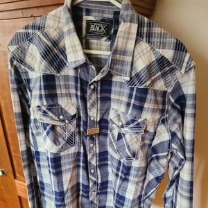 Men's NWT Buckle Black shirt size L